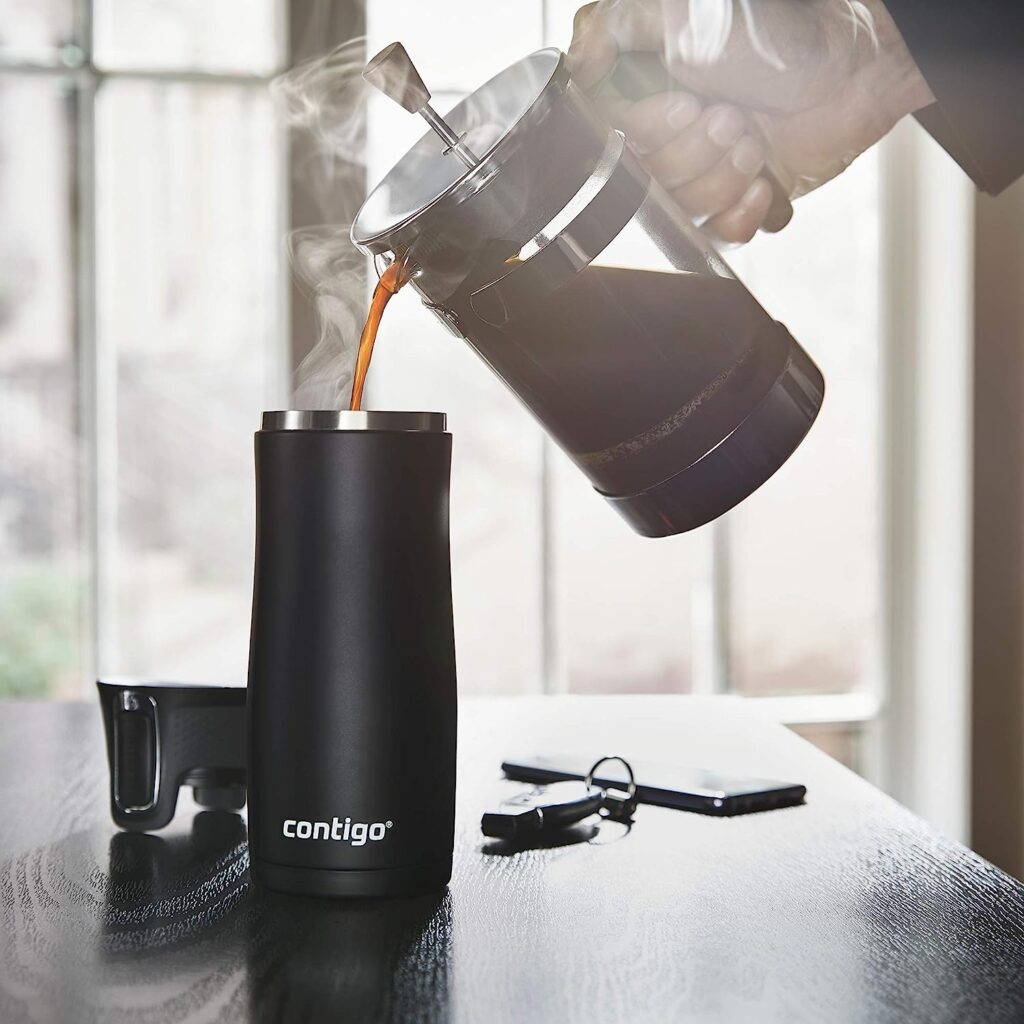 Travel Mug - A companion for life's adventures, keeping drinks hot or cold on-the-go.